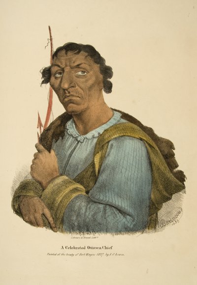 A Celebrated Ottawa Chief by James Otto Lewis